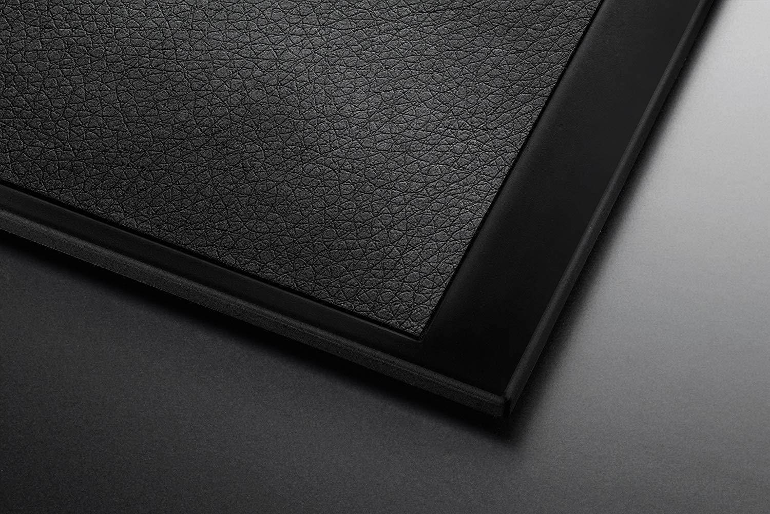 Sigel SA532 cintano S, Mouse Pad, Imitation Leather, 22 x 20 cm, Black