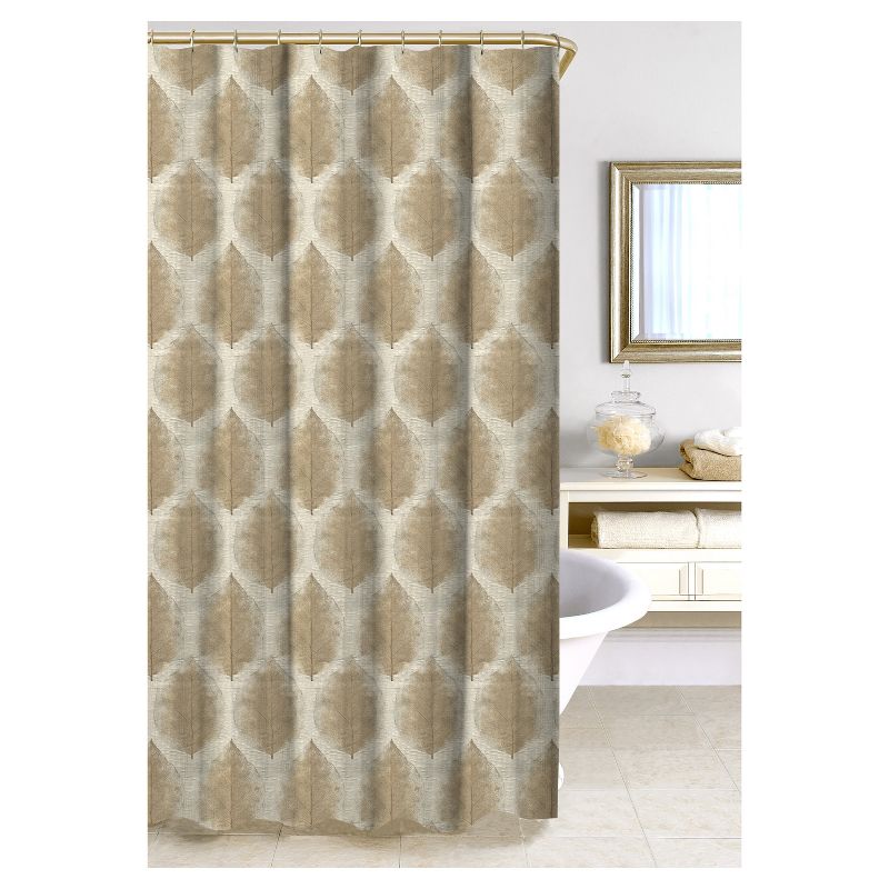Cartine Shower Curtain - Taupe - Homewear