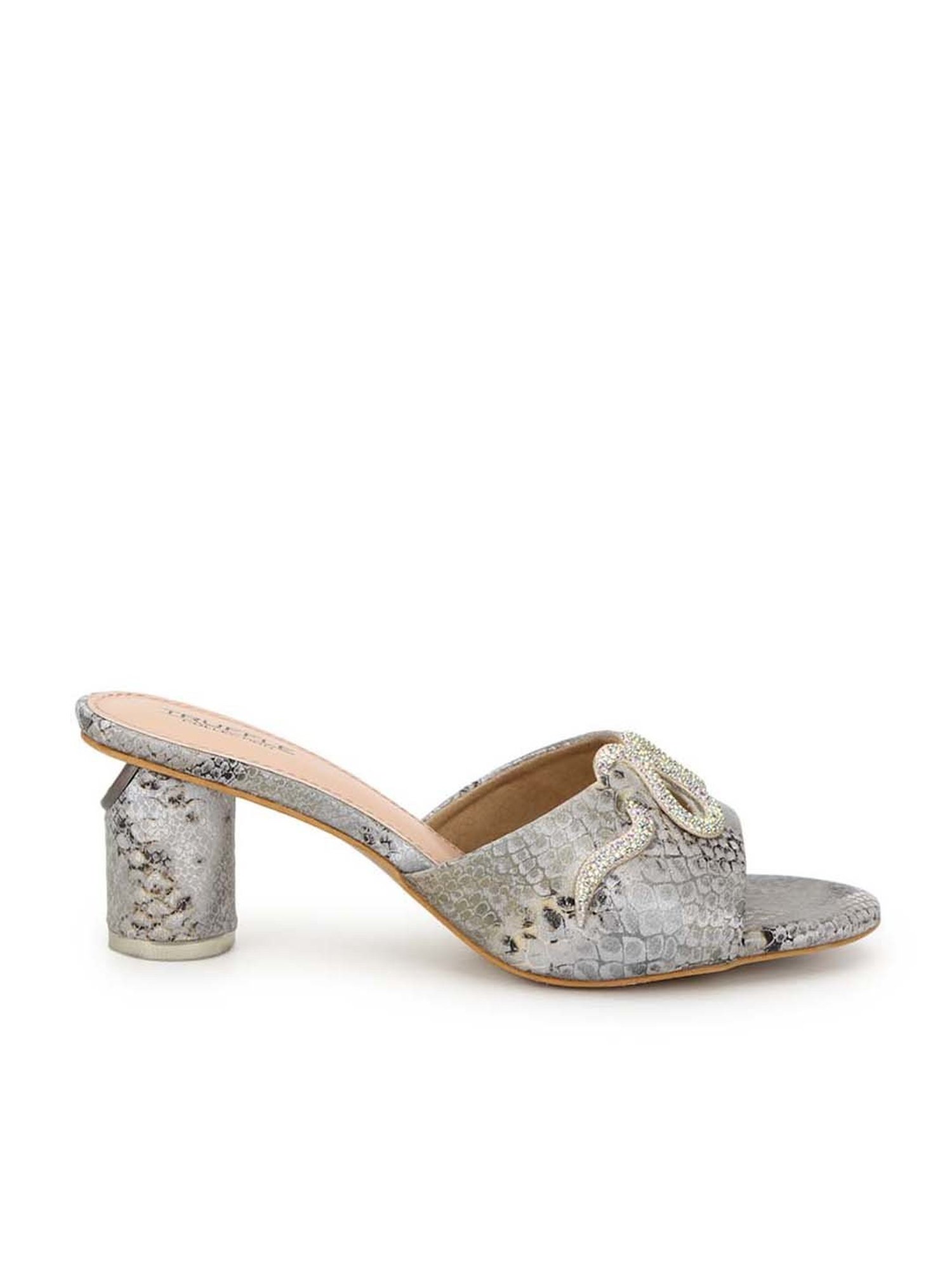 Truffle Collection Women's Grey Casual Sandals