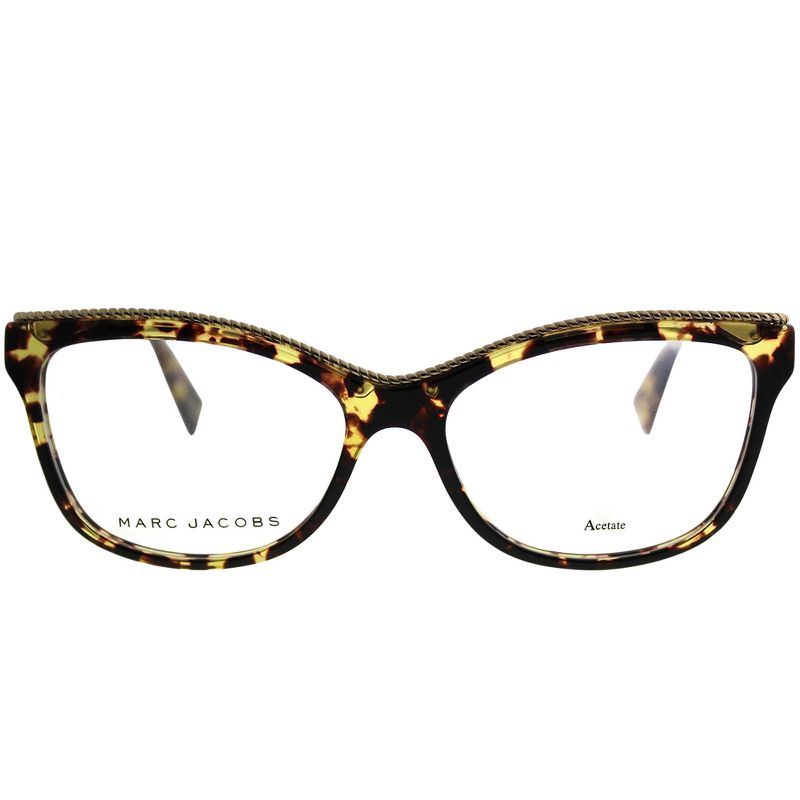Marc Jacobs  086 Womens Rectangle Eyeglasses Dark Havana 55mm