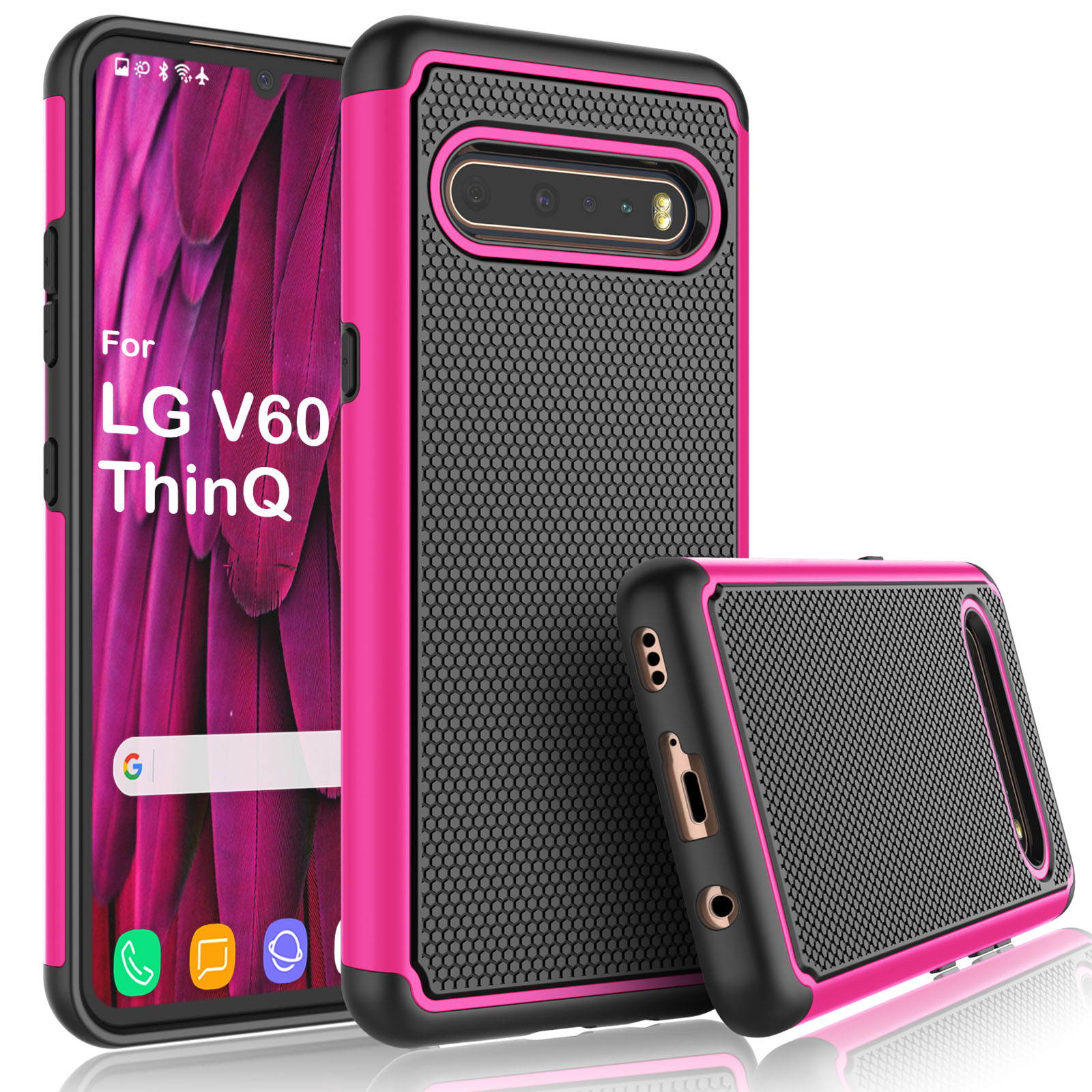 Moshi Vitros Clear Case for iPhone 11 - For Apple iPhone 11 Smartphone - Clear, Raven Black - High Gloss