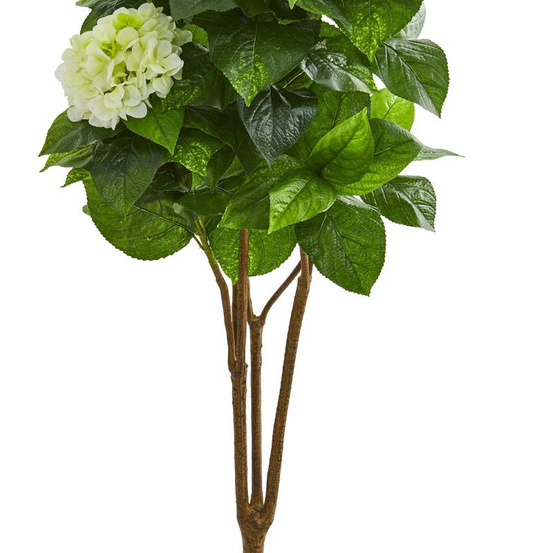 5' Artificial Hydrangea Plant in Pot - Nearly Natural