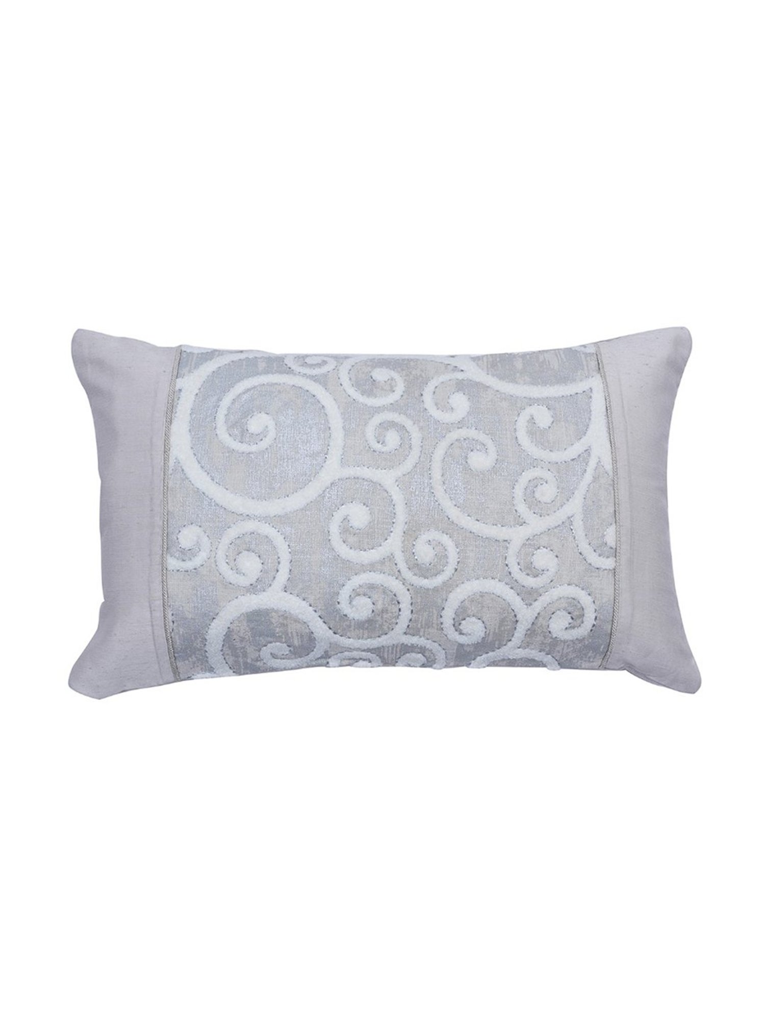 Maspar Vintage Tranquil Essence Folio Fiction Embroidery Beige Viscose Medium Cushion Cover