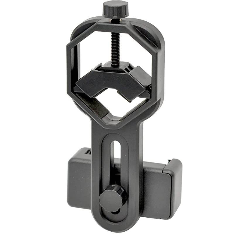Smartphone Microscope Adapter Mount Universal Phone Scope Mount Work with Telescope Spotting Scope Microscope Monocular Binocular Fits iPhone Samsung HTC LG and Smartphone
