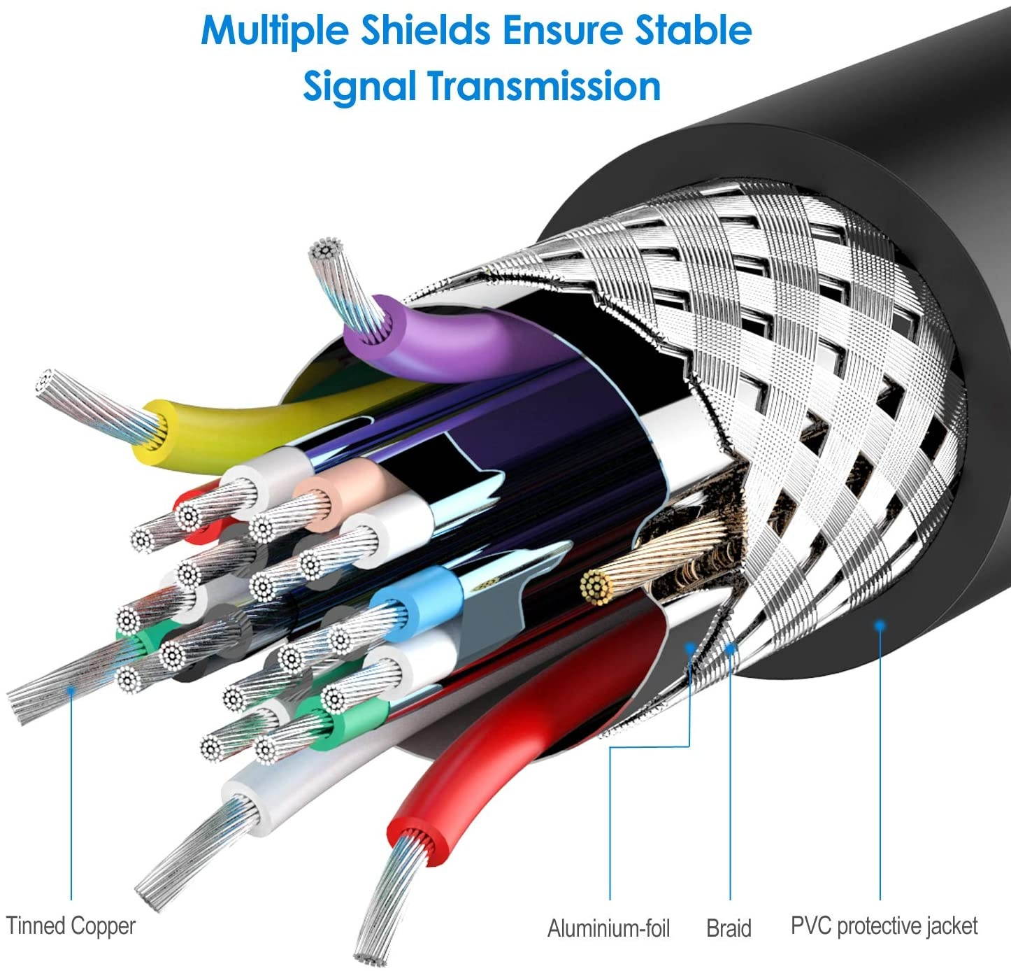 Rankie Mini DisplayPort (Mini DP) to DVI Cable Thunderbolt Port Compatible Gold Plated 6 Feet