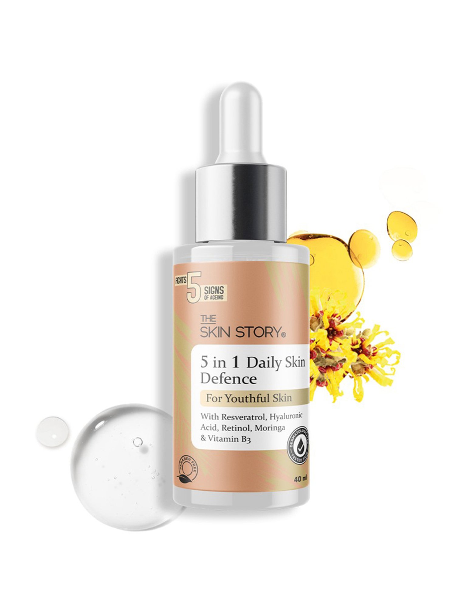 The Skin Story Retinol & Hyaluronic Acid 5 in 1 Daily Skin Defence - 40 ml