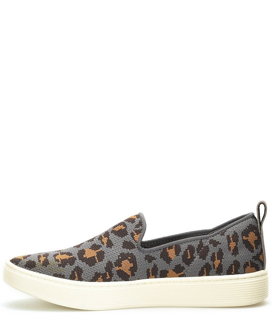 Sofft Somers Knit Leopard Slip On Sneakers