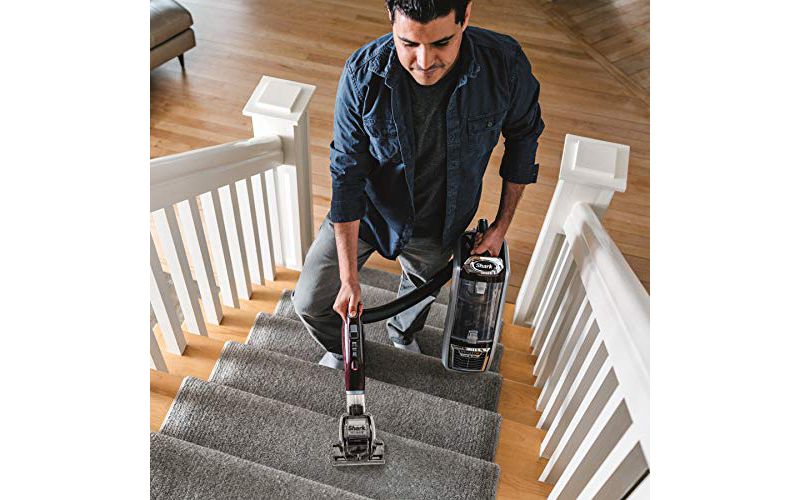 Shark Rotator Powered Lift-Away TruePet Upright Corded Bagless Vacuum for Carpet and Hard Floor with Hand Vacuum and Anti-Allergy Seal (NV752) - Bordeaux