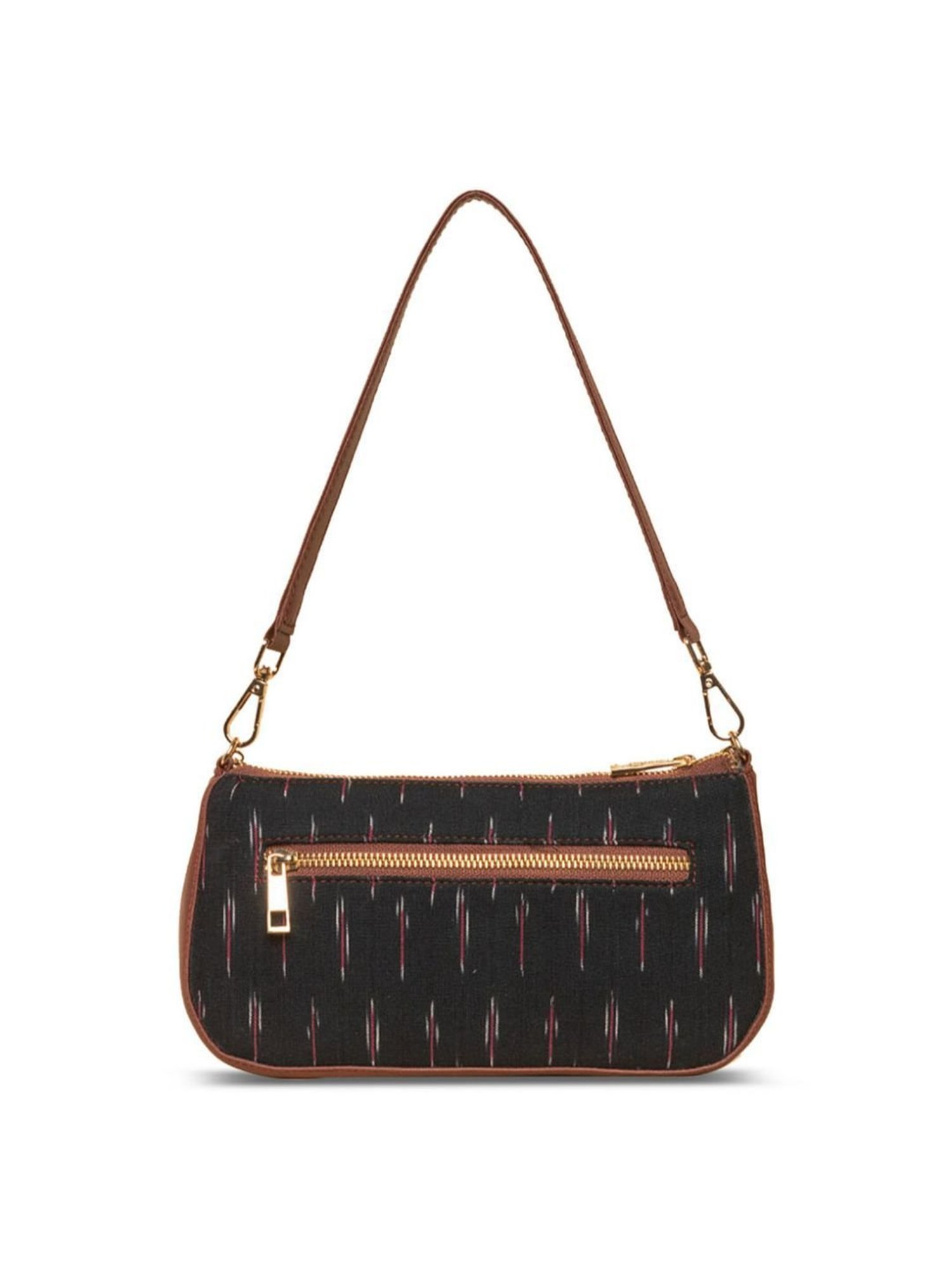 ZOUK Black Printed Shoulder Bag