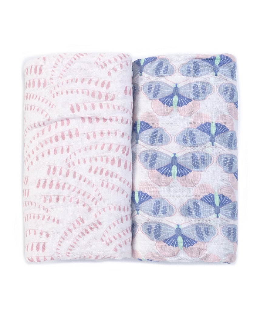 Aden + Anais Baby Deco 2-Pack Muslin Swaddle Blankets