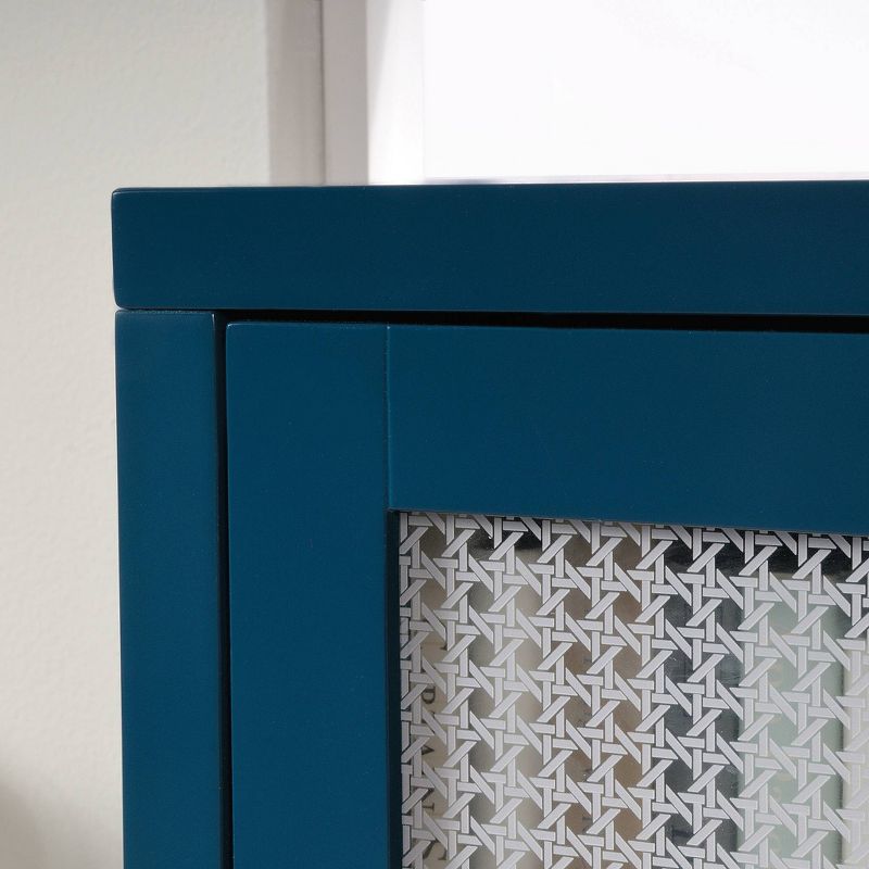 Vista Key Accent Storage Cabinet Navy Blue - Sauder