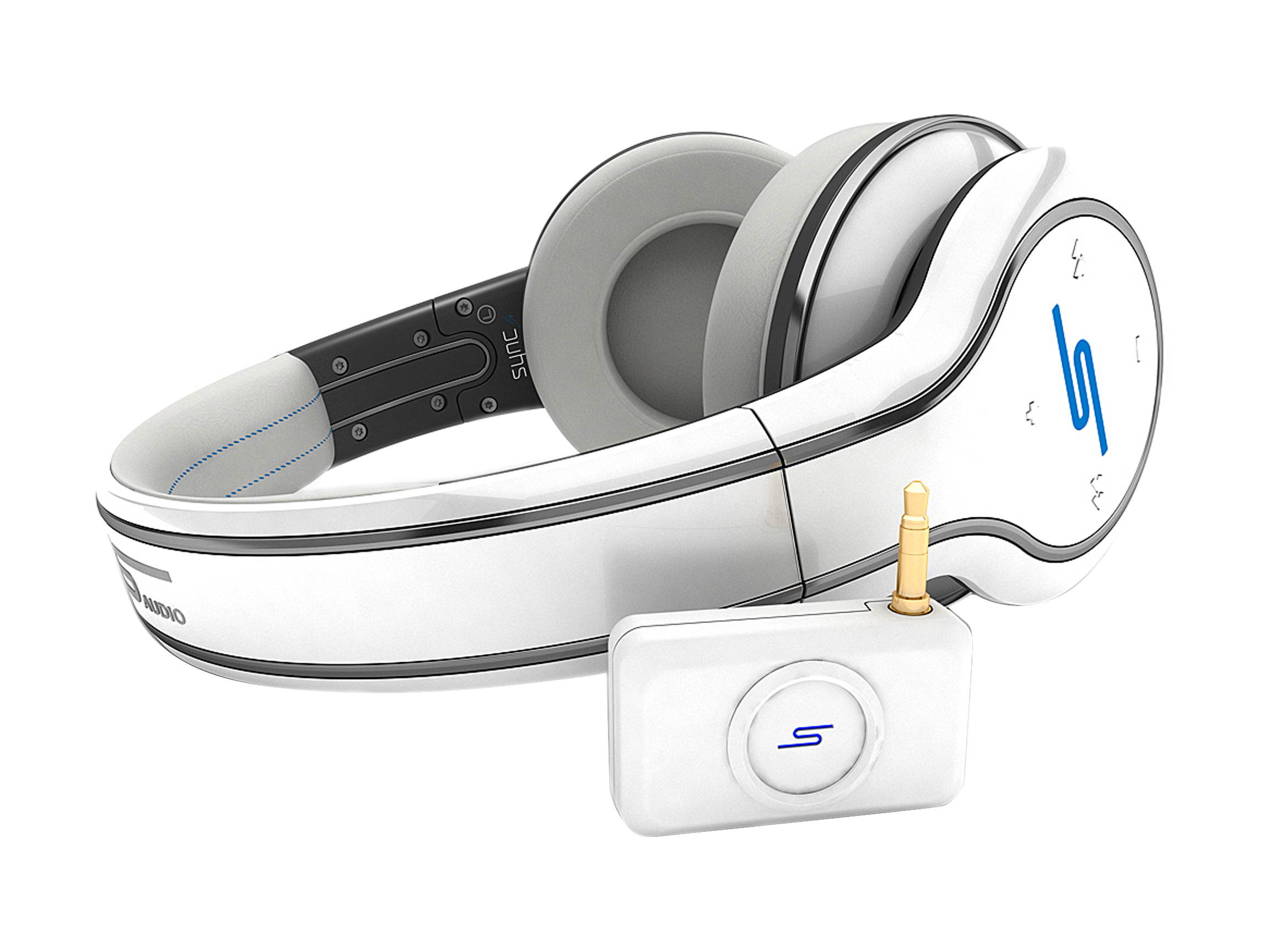 SMS Audio White SMS-WS-WHT Over-Ear SYNC by 50 Wireless Headphone