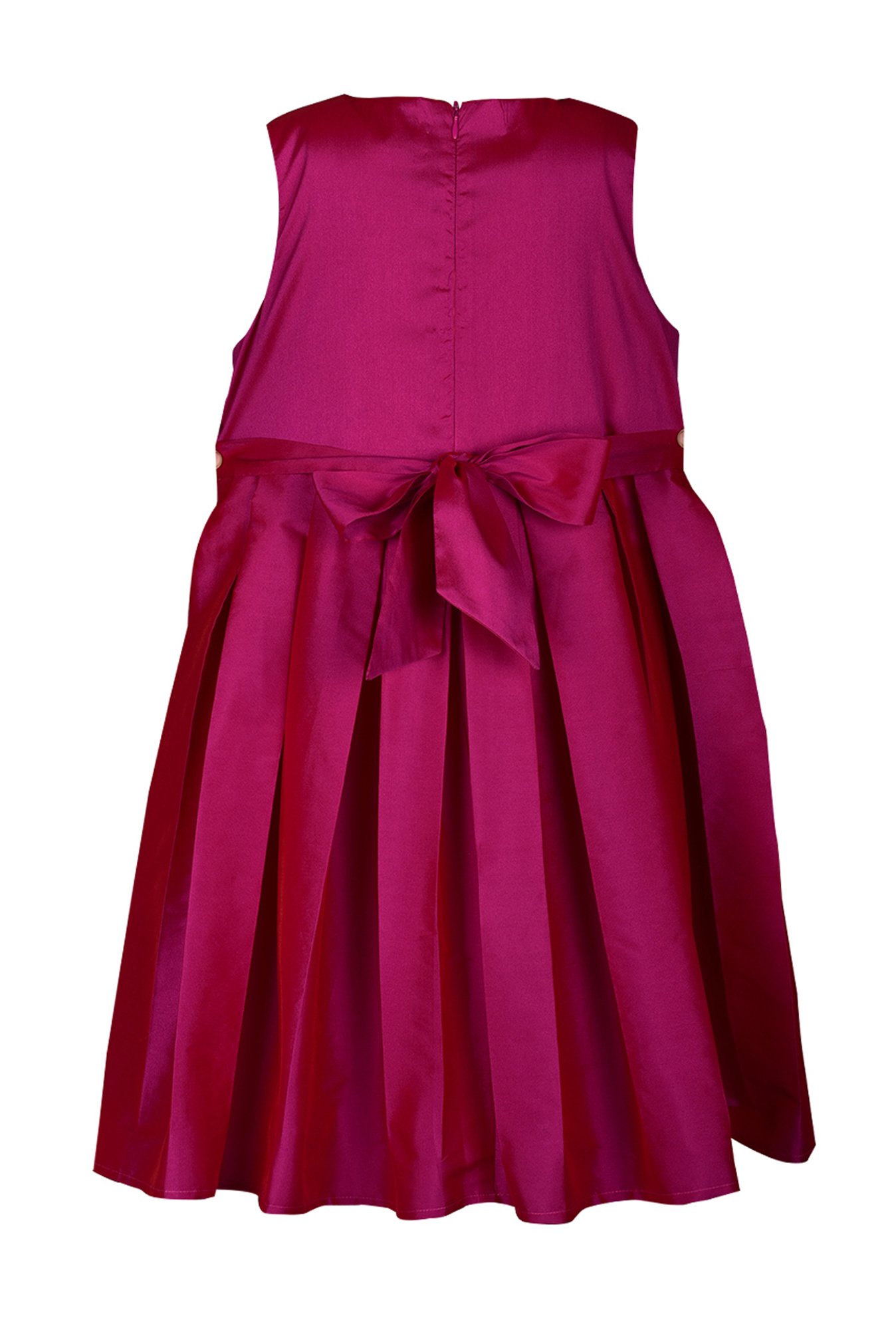 A Little Fable Kids Pink Applique Dress