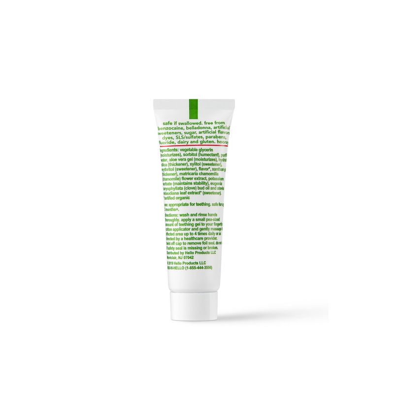 hello Natural Apple Flavor Teething Gel - 0.53oz