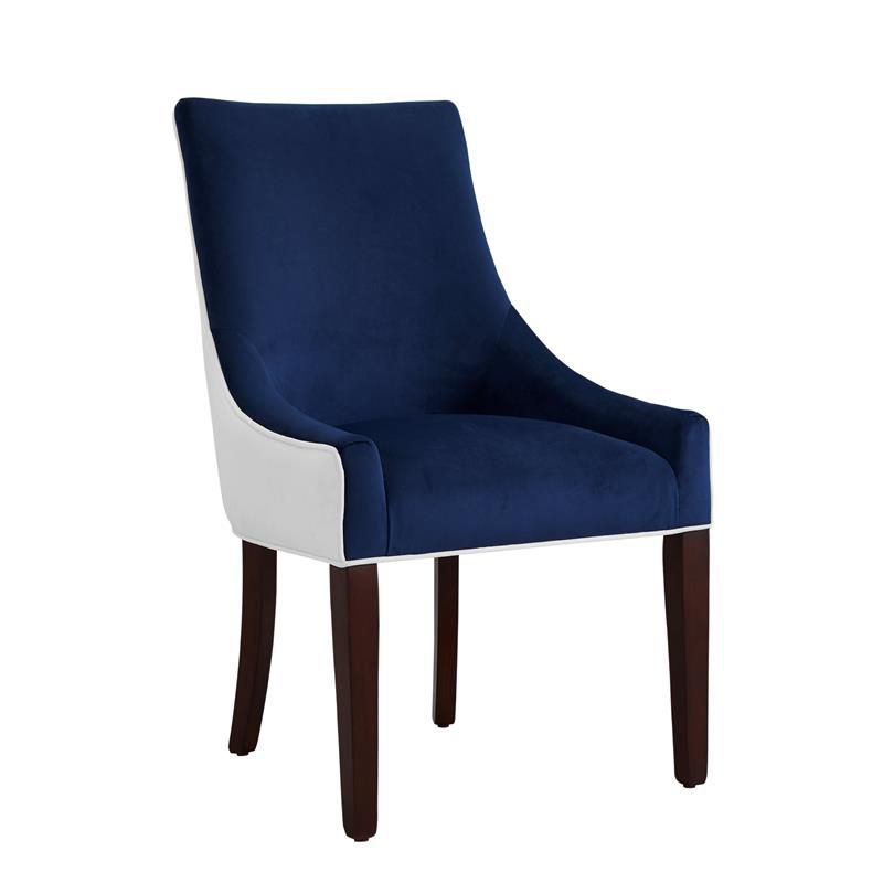 Jolie Upholstered Dining Chair -Navy Blue - Comfort Pointe