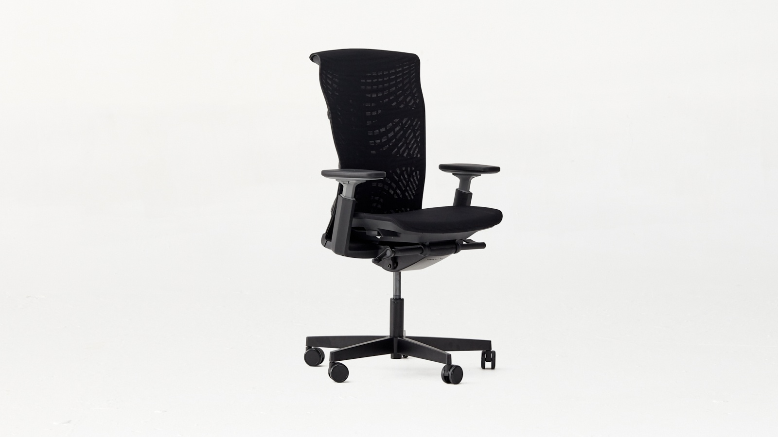 Autonomous Ergonomic Office Chair - ErgoChair Pro+ Black Frame, Black TPE with Black Mesh