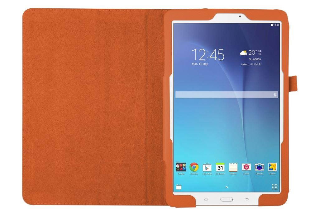 Hellfire Trading Magnetic PU Leather Case for Samsung Galaxy Tab E T560 9.6" - Light Blue