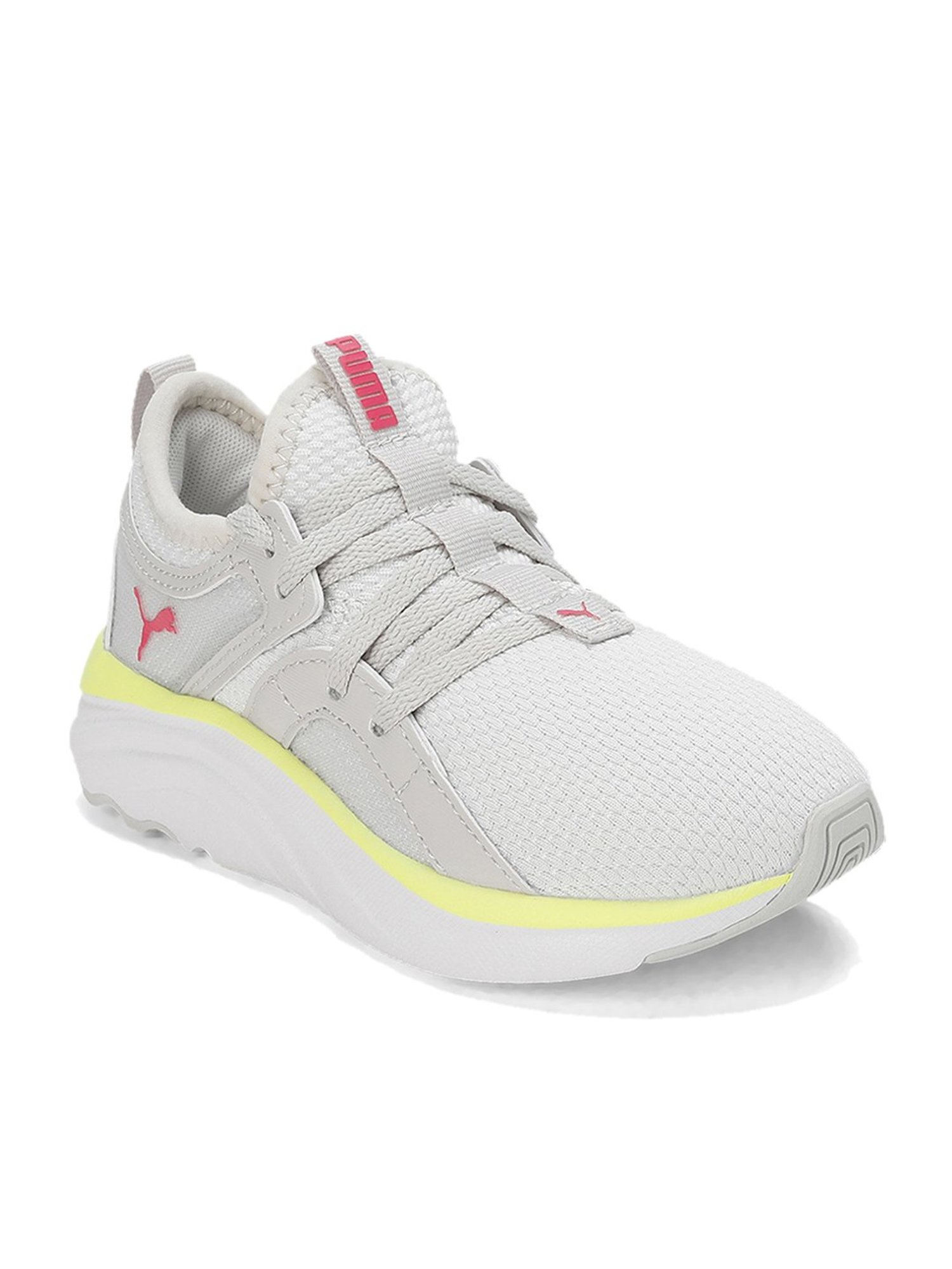 Puma Kids SOFT Sophia Grey & Pink Running Shoes