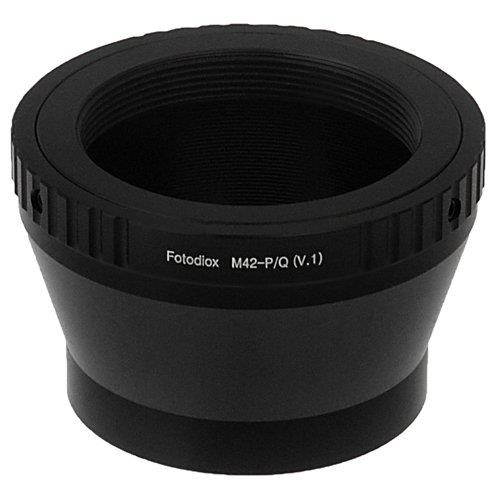 Fotodiox Lens Mount Adapter - M42 Type 1 Screw Mount SLR Lens to Pentax Q (PQ) Mount Mirrorless Camera Body