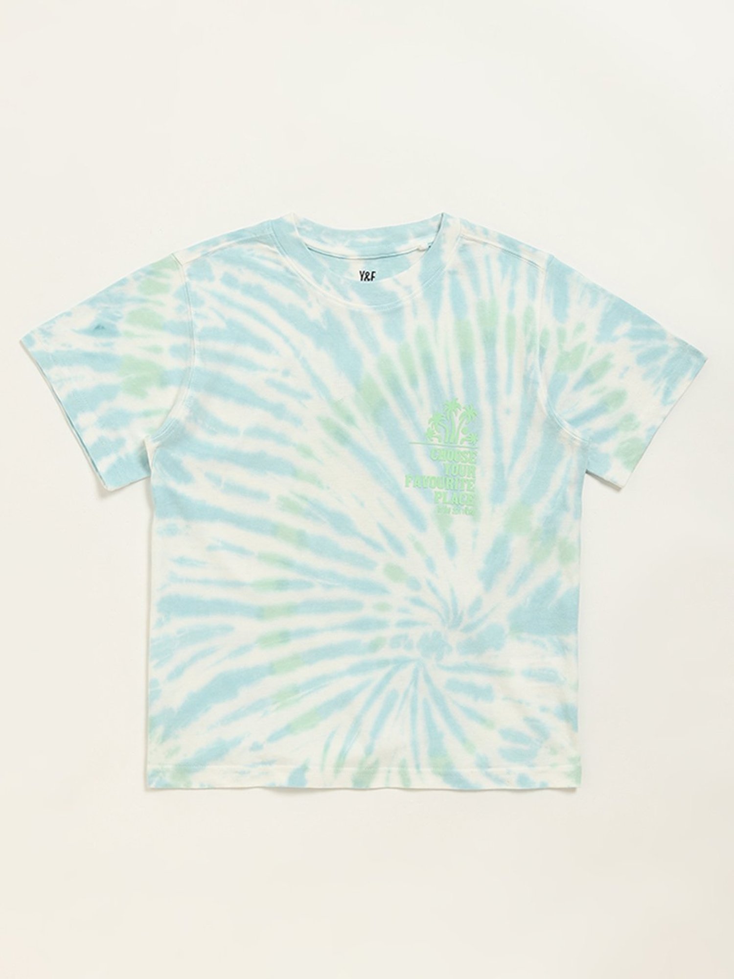 Y&F Kids by Westside Blue Tie-Dye T-Shirt