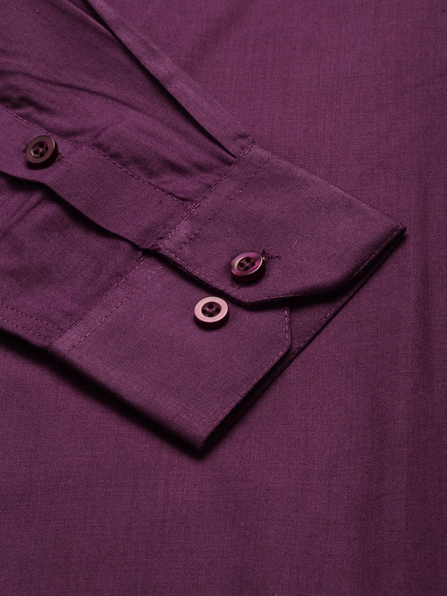 Sojanya Purple Cotton Regular Fit Shirt
