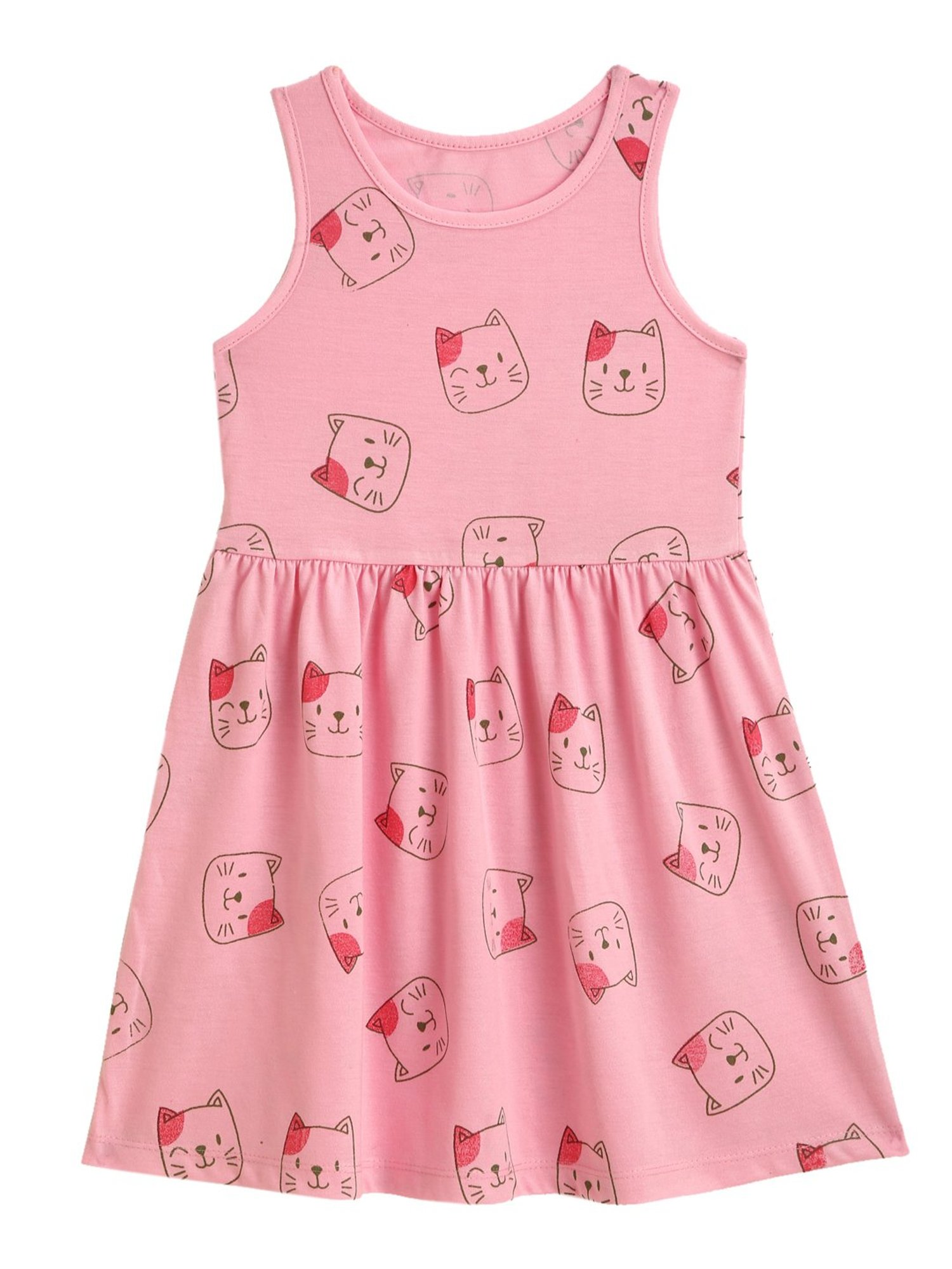 Kids Craft Pink Printed Dress
