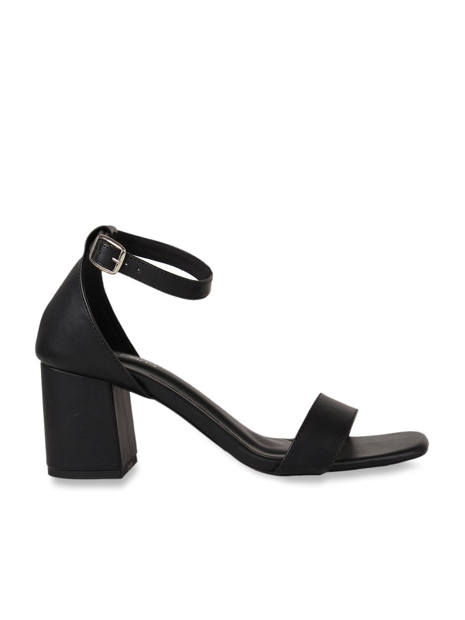 Tao Paris Kya Black Ankle Strap Sandals