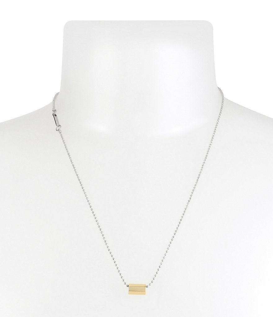 AllSaints Geometric Pendant Necklace