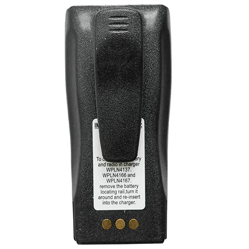 NNTN4851 NNTN4851A NNTN4496 NNTN4497AR NNTN4970A 72V 1800mAh NiMH TwoWay Radio Battery Replacement for Motorola CP040 CP140 CP150 CP160 CP180 CP200 PR400 EP450+Belt Clip