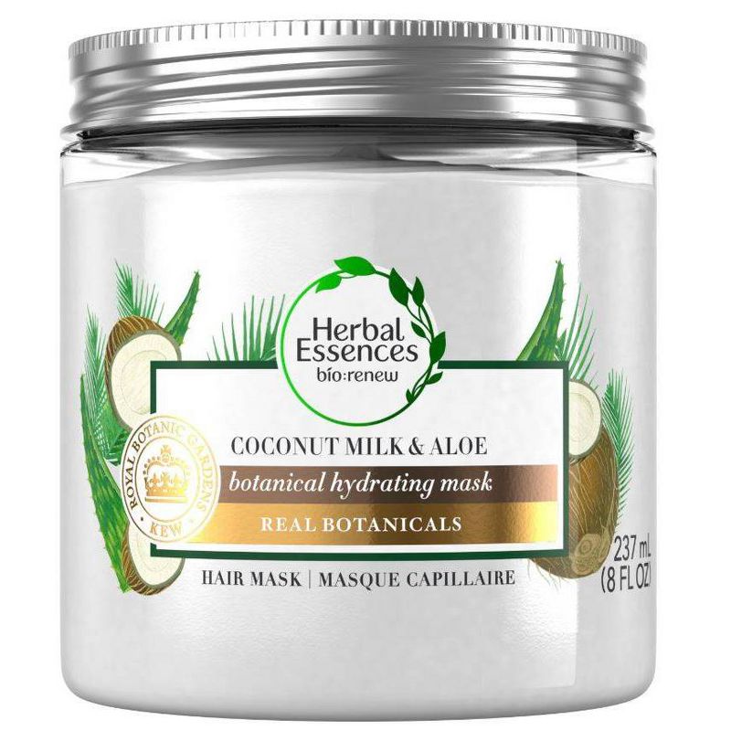 Herbal Essences Bio Renew Coconut Milk & Aloe Hydrating Hair Mask for Dry Damaged Hair - 8 fl oz