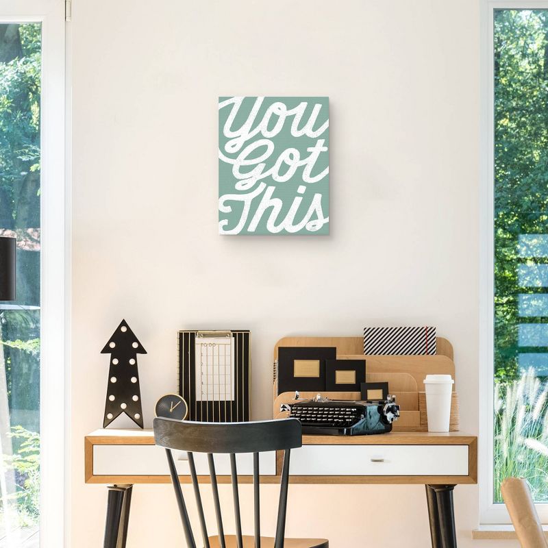 Positivity VII By Laura Marshall Wrapped Unframed Canvas Art Print - Masterpiece Art Gallery