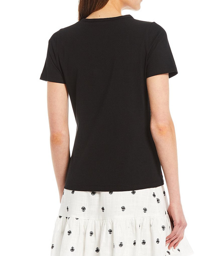 A Loves A Crew Neck Knit Tee