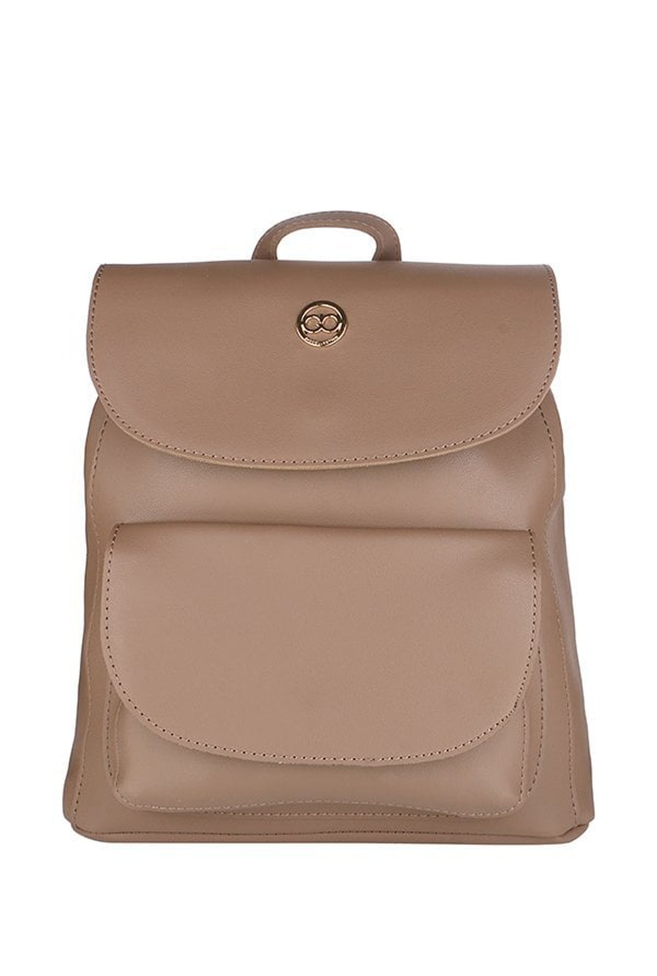 Gio Collection Brown Solid Backpack