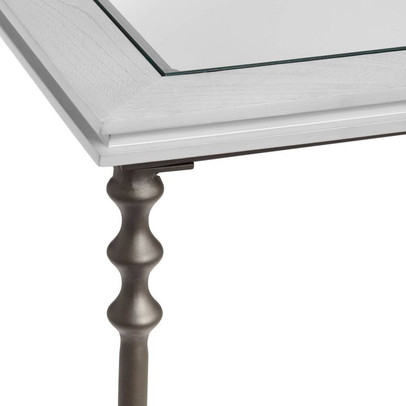 55 Downing Street Sheffield 22" Wide Bronze Distressed Wood End Table