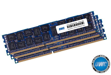 OWC 48GB ( 3x16GB ) PC3-14900 DDR3 ECC 1866MHz SDRAM DIMM 240 Pin Memory Upgrade kit For Mac Pro Late 2013 models . Model OWC1866D3R9M48