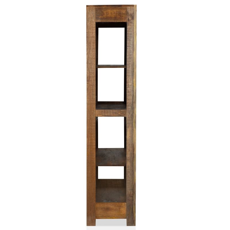 78.75" Quinto Solid Wood Bookcase Shelf Natural Rustic - HOMES: Inside + Out