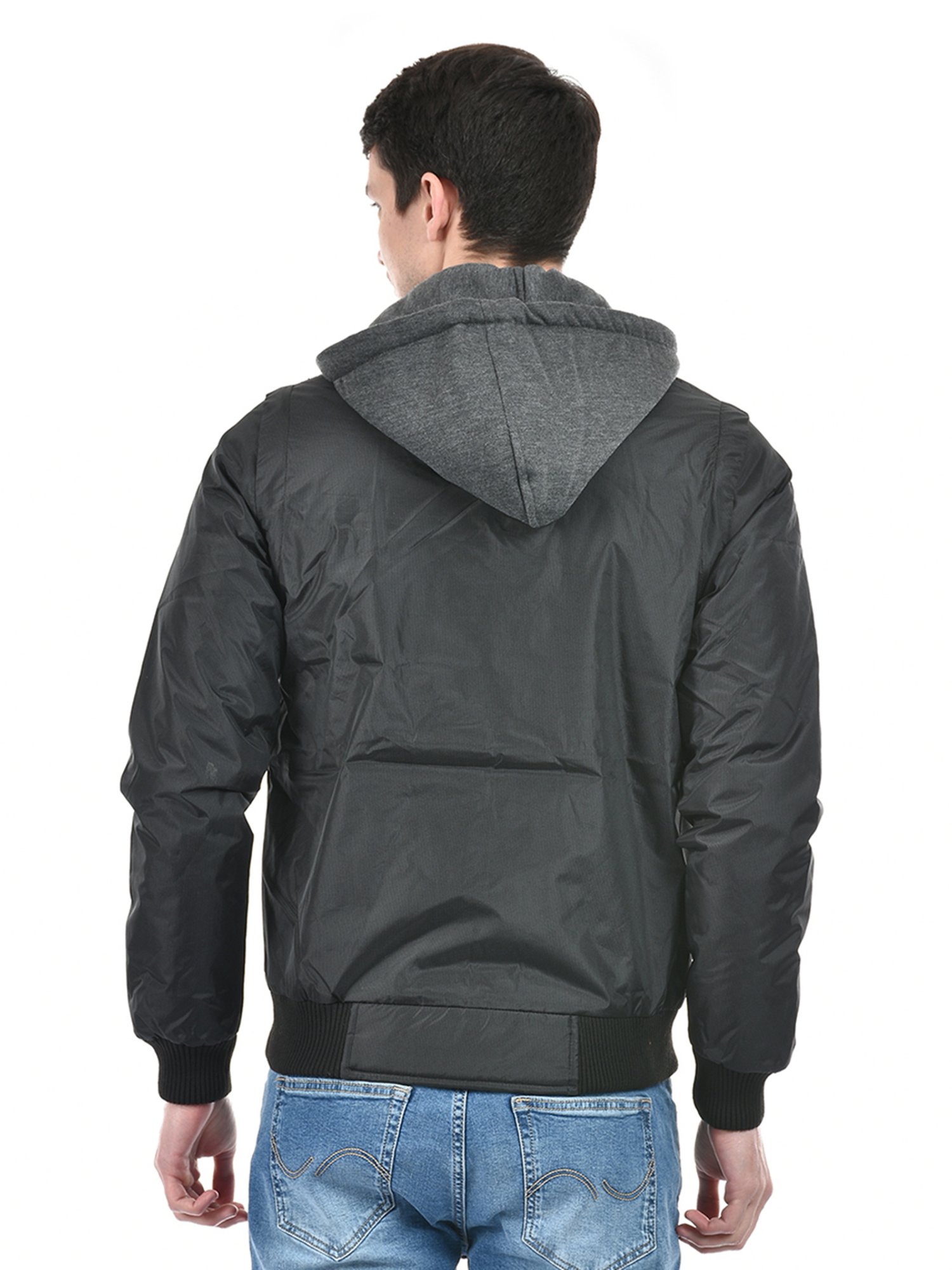 Lawman Pg3 Black & Olive Regular Fit Reversible Jacket