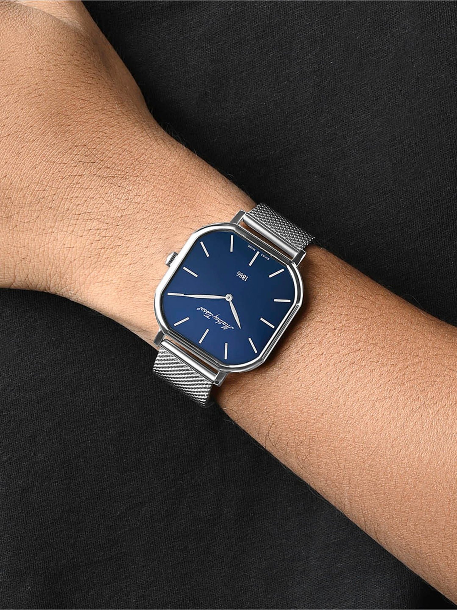 Mathey Tissot H7917ABU Monsoon Square Analog Watch for Men