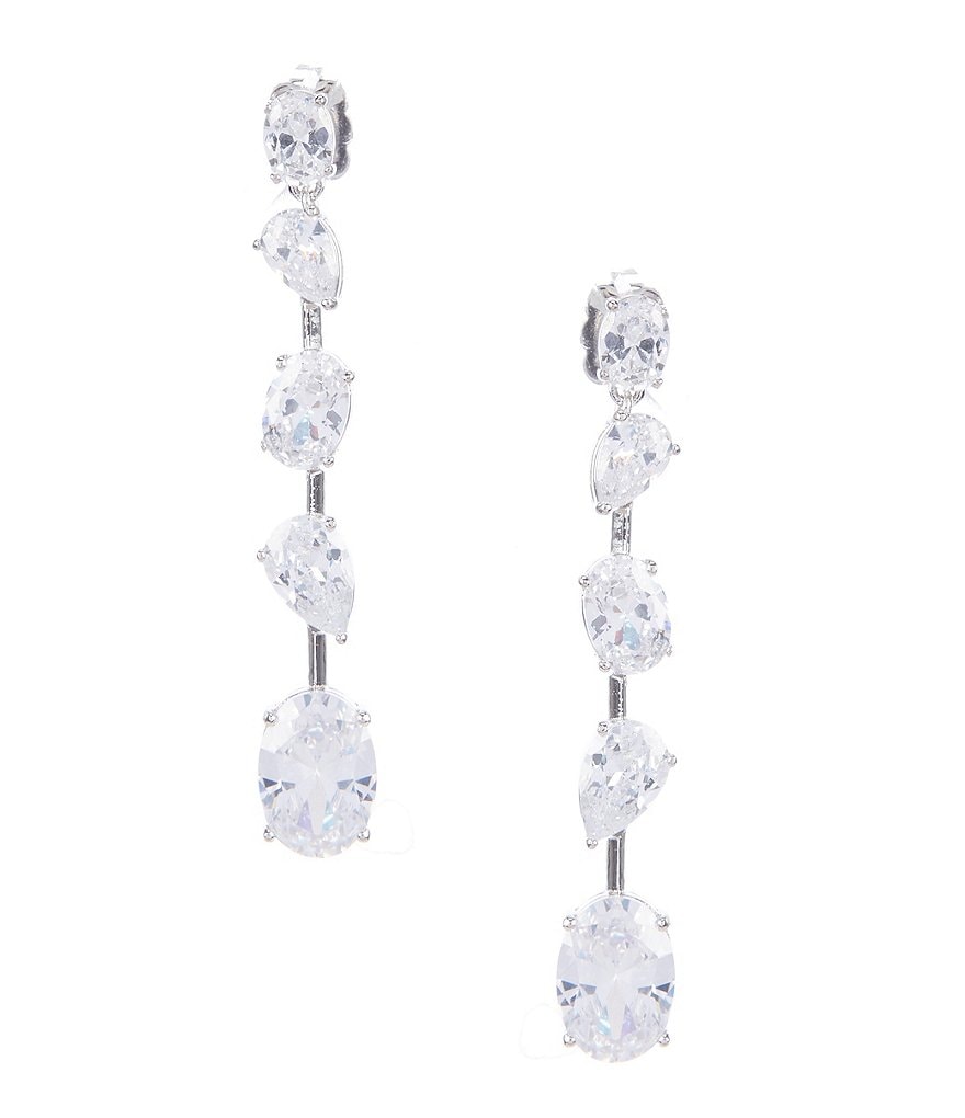 Nadri Chloe Mixed Linear Earrings