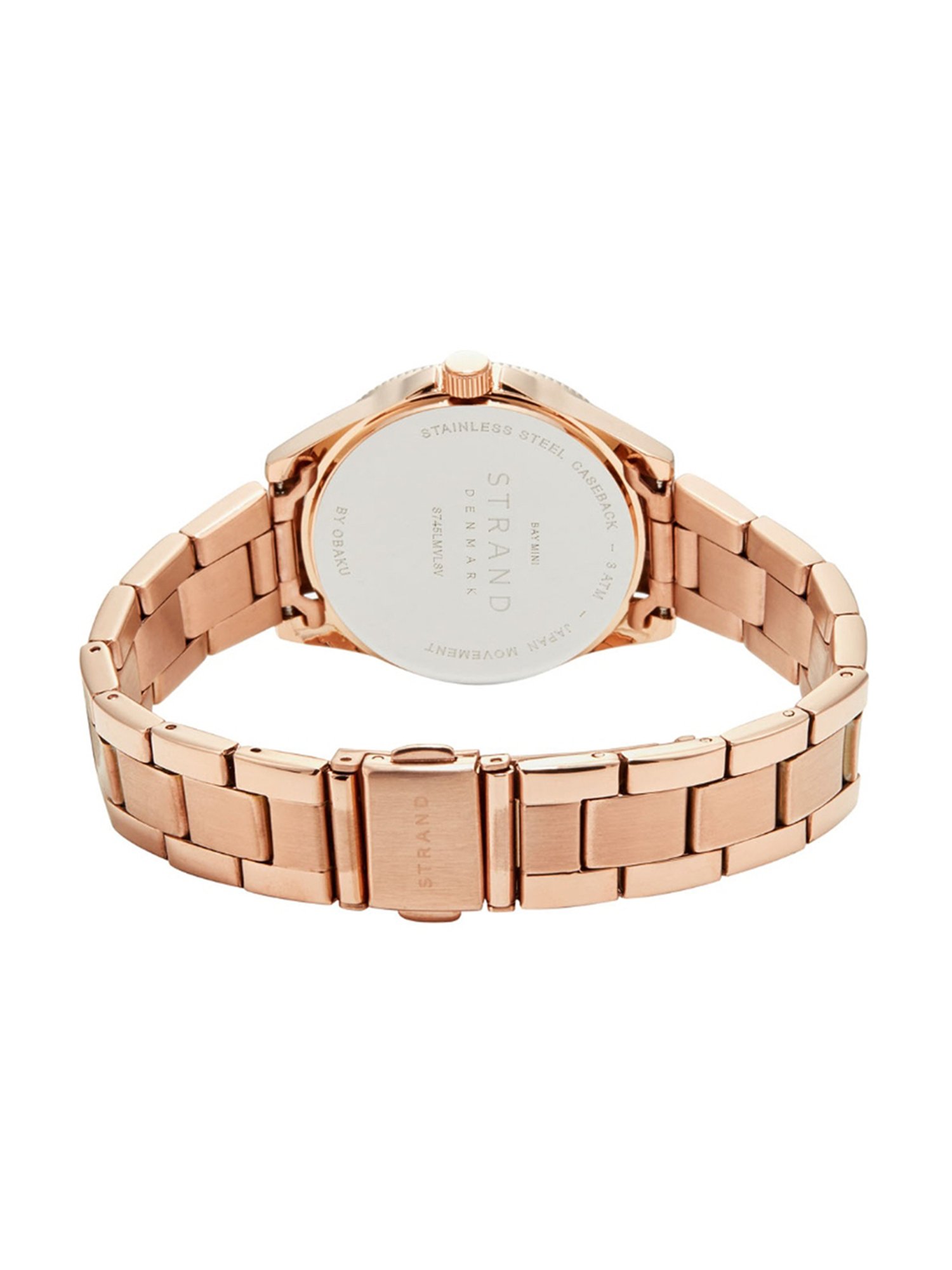 STRAND by Obaku S745LMVLSV Bay Mini Lapis Multifunction Watch for Women