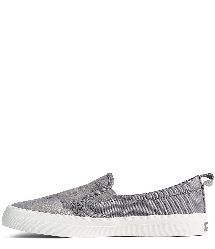 Sperry Women's Crest Twin Gore Metallic Camo Slip-On Sneakers