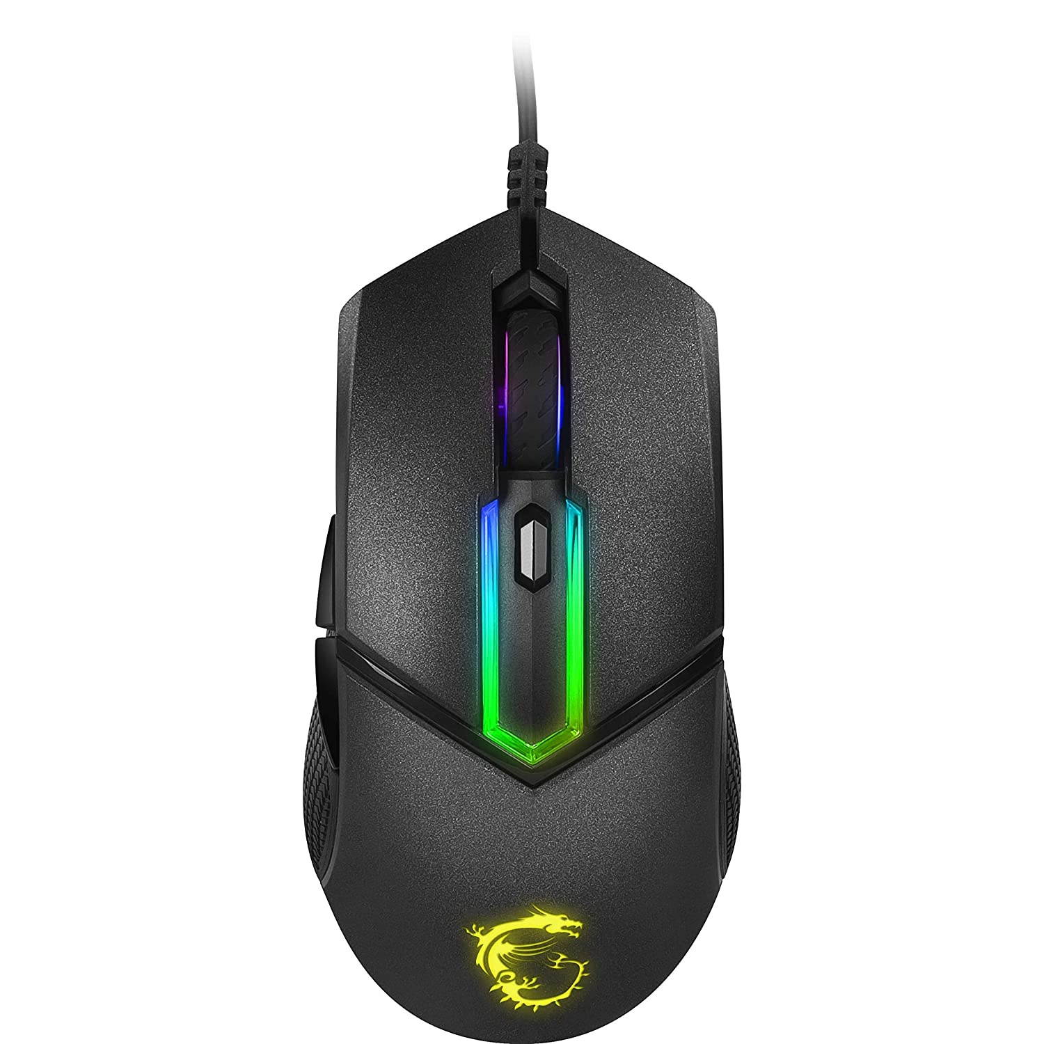 MSI Clutch GM30 6200 DPI Adjustable Omron Switch Symmetrical Design Wired RGB Gaming Mouse