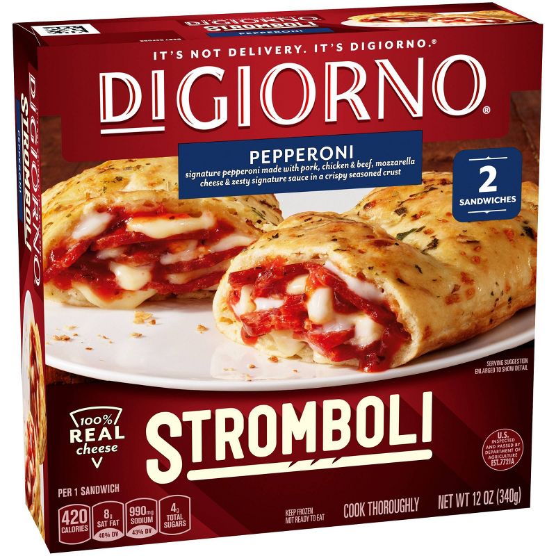 DiGiorno Pepperoni Frozen Stromboli - 12oz