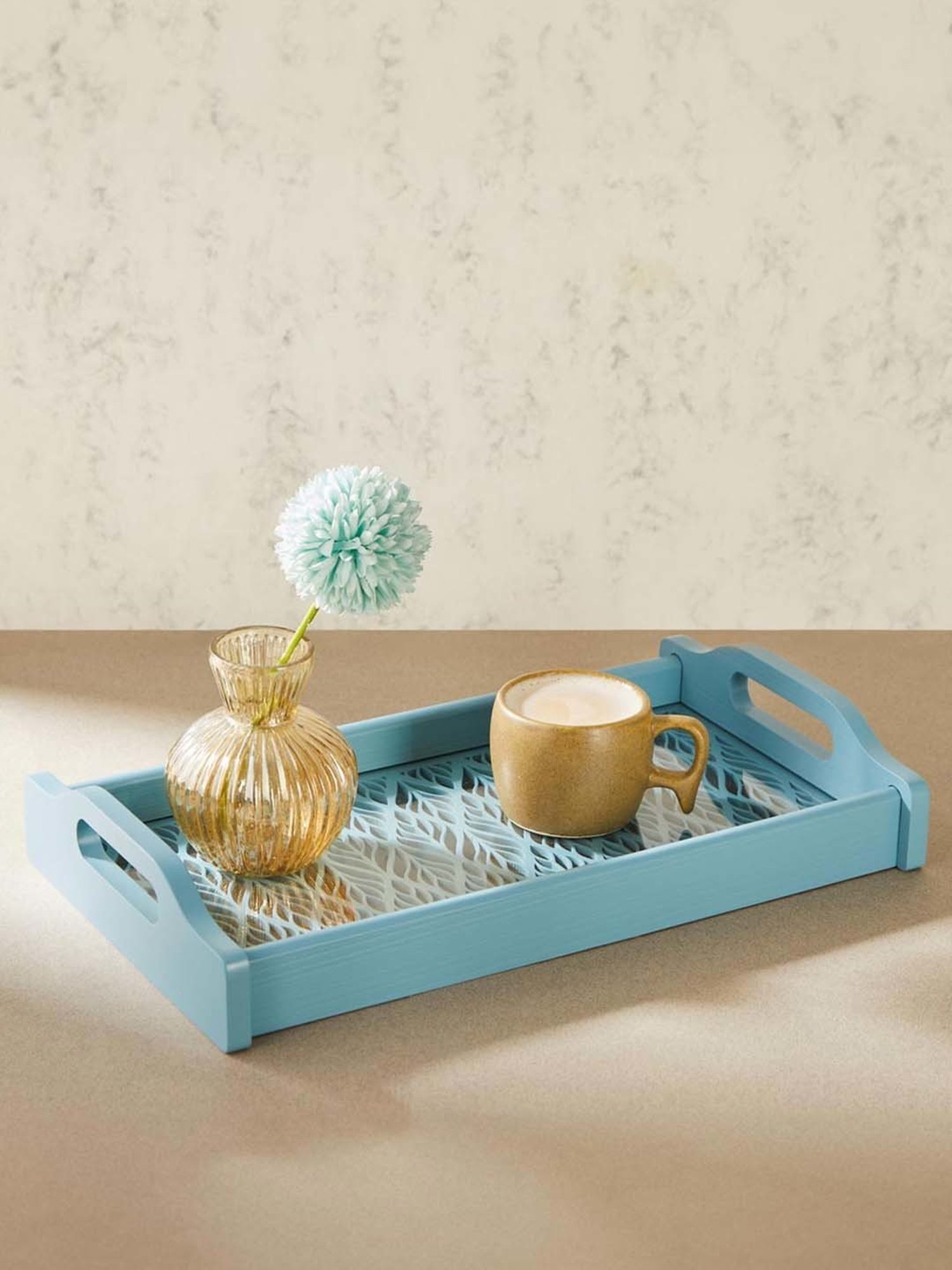 Karo Tapi Printed Multicolor Wood Small Tray