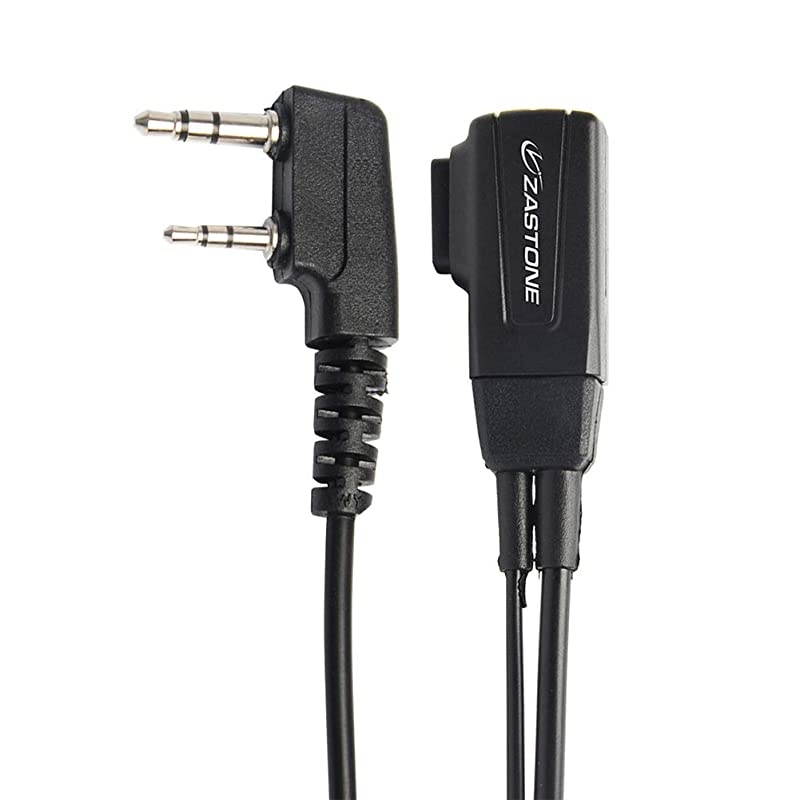 10 Pack  2Pin Walkie Talkie Earpiece Covert Air Acoustic Earpiece Headset for Two Way Radio Kenwood PUXING POFUNG Baofeng UV3R Plus UV5R UV5RA 888S