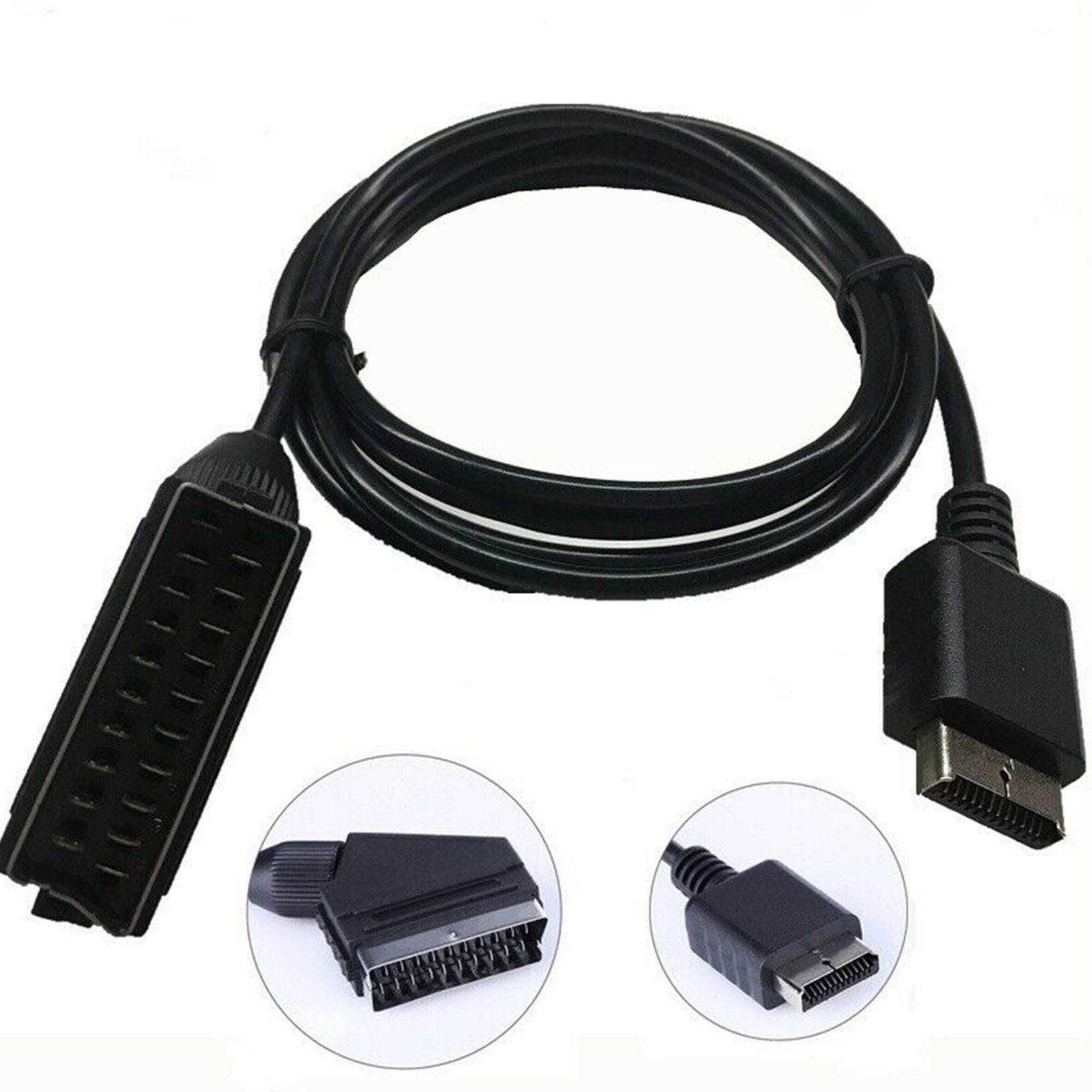 1.8m X-BOX Scart RGB Cable Adapter 24P AV HD TV Original Line Lead Copper Wire