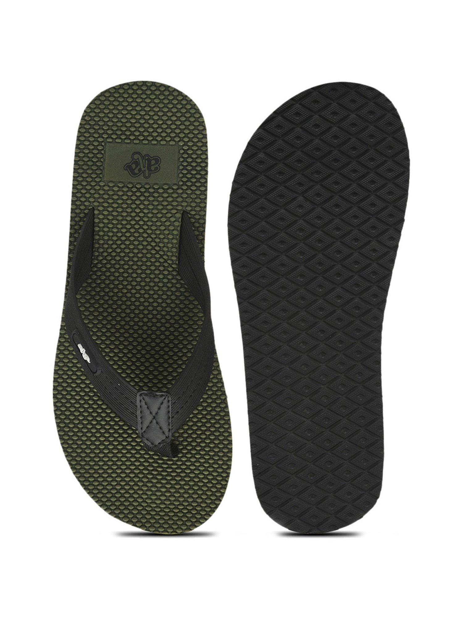 Aha by Liberty Men's Black Flip Flops