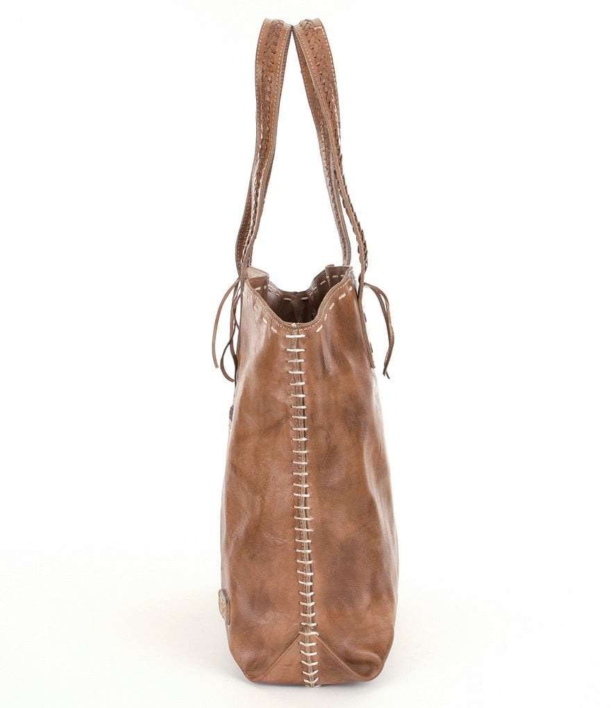 Bed Stu Barra Whipstitch Tanned Leather Tote Bag
