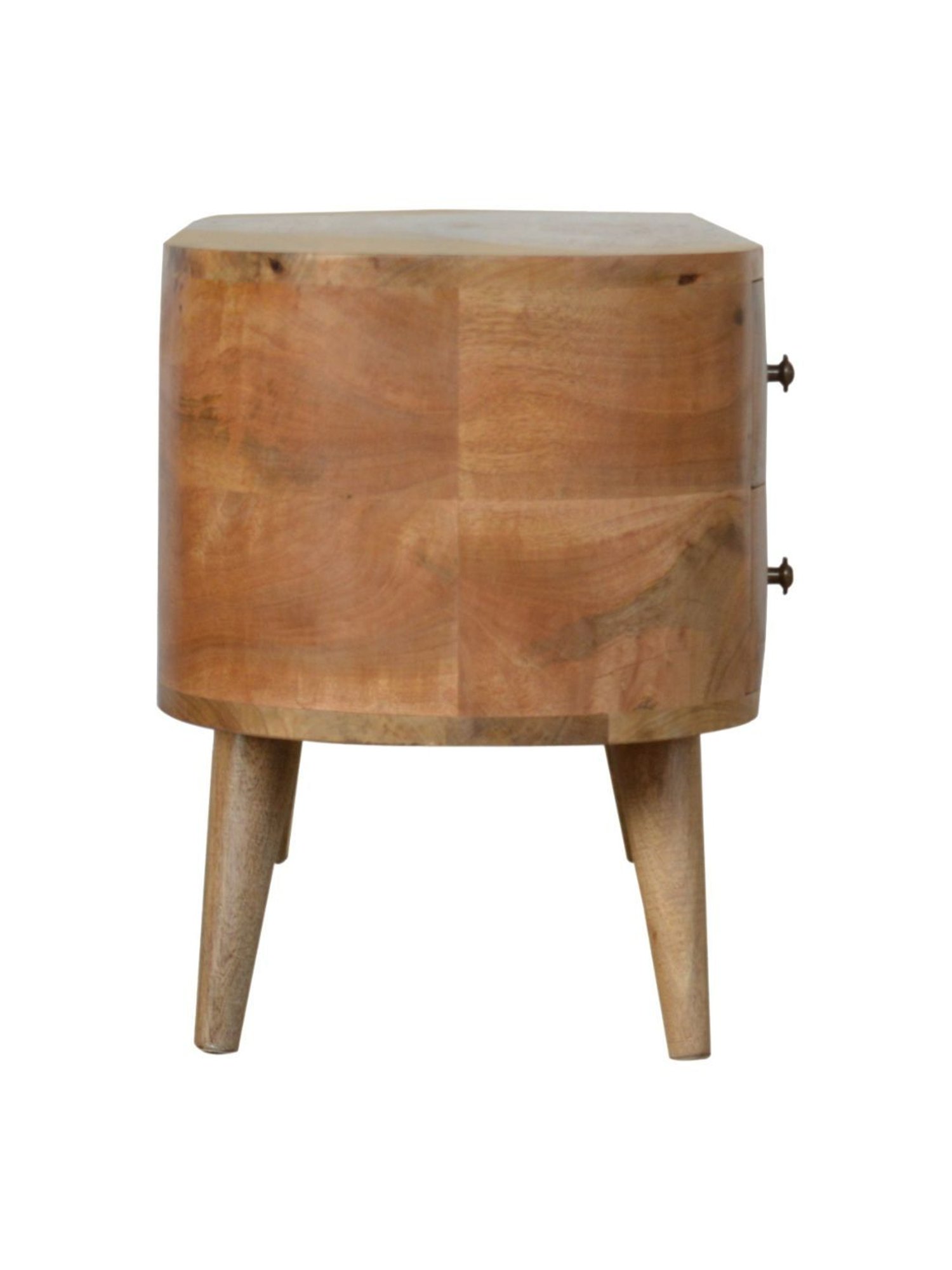 Artisan Furniture Brown Rounded Entertainment Unit (Natural Oak-ish Finish)