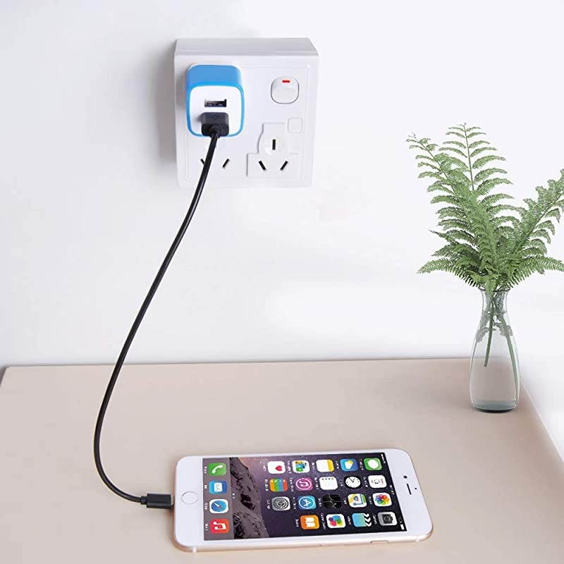 USB Wall Adapter Charger Block  5Pack 21Amp 5V Dual Port USB Power Adapter Wall Charger Plug Cube Compatible with Phone Xs Max XR X 8 7 6 Plus Samsung S10E S10 S9+ LG Moto Android More